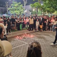 Despedida a Guilherme teve luzes, orações e pedidos de justiça