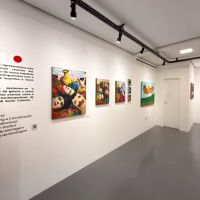 Galeria M.I.U. tem oficina exclusiva de pintura em Balneário Camboriú
