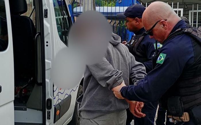 Guarda Municipal prendeu o ladrão e recuperou o aparelho (Foto: Divulgação/GMBC)