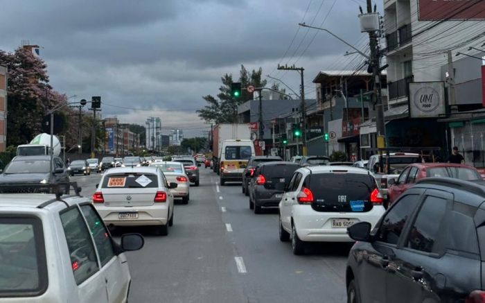 Principais acessos de Itajaí também estão travados