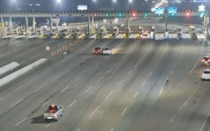 A perseguição começou em Antônio Carlos e terminou em Itajaí (Foto: Divulgação/PMSC)