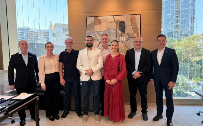 Executivos da FG Empreendimentos e da Talls Solutions participaram de missão técnica em Dubai (Foto: Divulgação)