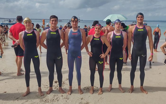 Atletas de Itajaí finalizaram o ano com as provas em Inema, na Bahia (Foto: Divulgação)