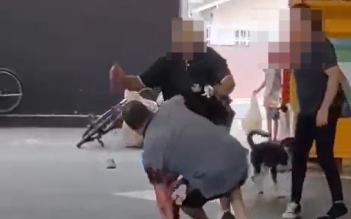 Confusão ainda não foi esclarecida, mas pode ter sido uma agressão após um comentário homofóbico (Foto: Leitor)