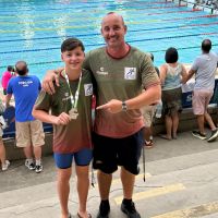 Nadador de Itajaí conquista três medalhas no brasileiro infantil de verão
