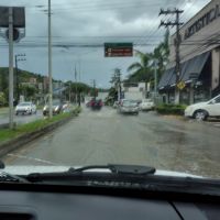 Chuvarada provoca alagamentos em cinco cidades da região