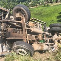 Acidente na SC 410 deixa dois feridos graves