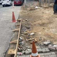 Denúncia aponta transtornos causados por obra na 15 de Novembro