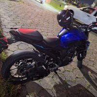 PM recupera moto furtada após ladrão fazer algazarra em parque