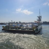 Ferry entre Itajaí e Navegantes tá funcionando 24h