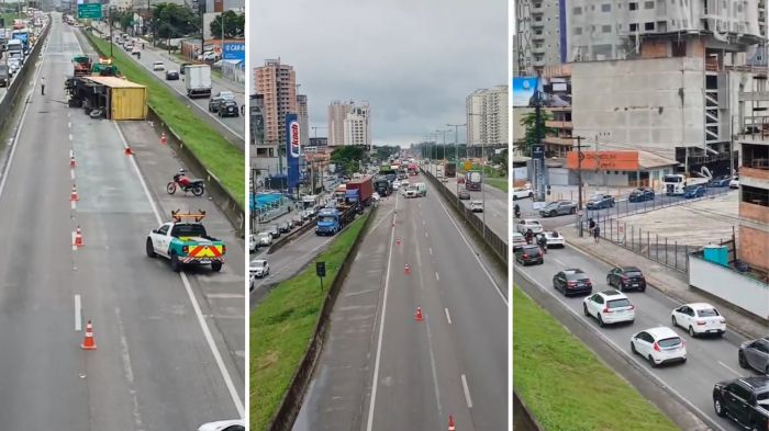 BR 101 segue travada em Itapema