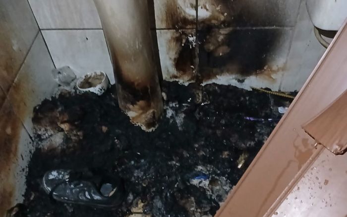 Local vai passar por perícia (Foto: CBMSC)