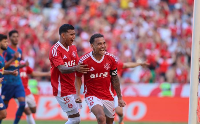 Inter fez sua parte e derrotou o Bragantino por 3 a 1 (Foto: Ricardo Duarte/Internacional)