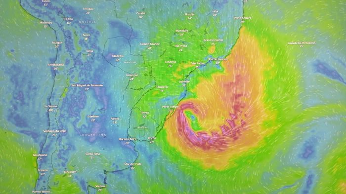 Rajadas passam dos 50 km/h entre hoje e amanhã, explica Defesa Civil