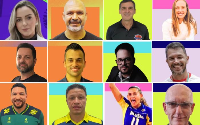 Técnicos da seleção de base, da Superliga e especialistas em esportes participam da clínica (Foto: Divulgação)