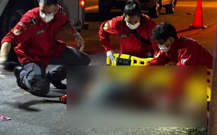 Acidente aconteceu na madrugada de sábado no centro de Ilhota