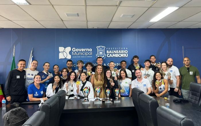 Modalidades como atletismo, vôlei de praia e taekwondo estiveram representadas (Foto: Divulgação/PMBC)