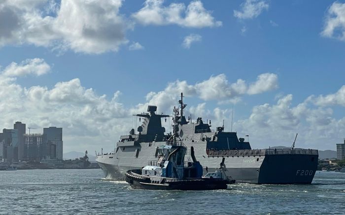 “Tamandaré” é a primeira de quatro fragatas em construção em Itajaí