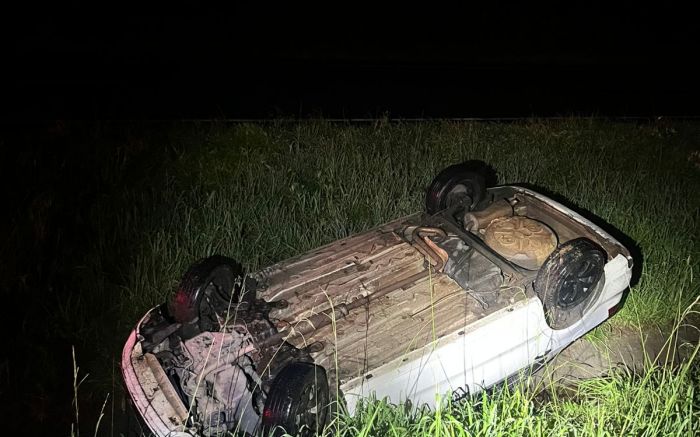 Apesar do susto, motorista não ficou ferido (Foto: Divulgação)