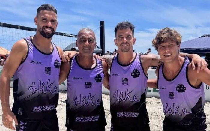 Desde as 10h, craques estão na areia da Praia Central