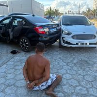 Traficante é preso em Porto Belo após fuga alucinada