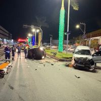 Capotamento deixa quatro pessoas feridas no Cidade Nova