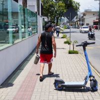 Jet nunca foi multada e nem sofreu apreensões de patinetes em Itajaí
