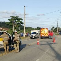 Idoso de 73 anos morre em acidente na SC 415