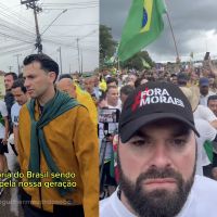 Vereadores da região participaram de caminhada de Nikolas Ferreira até Brasília