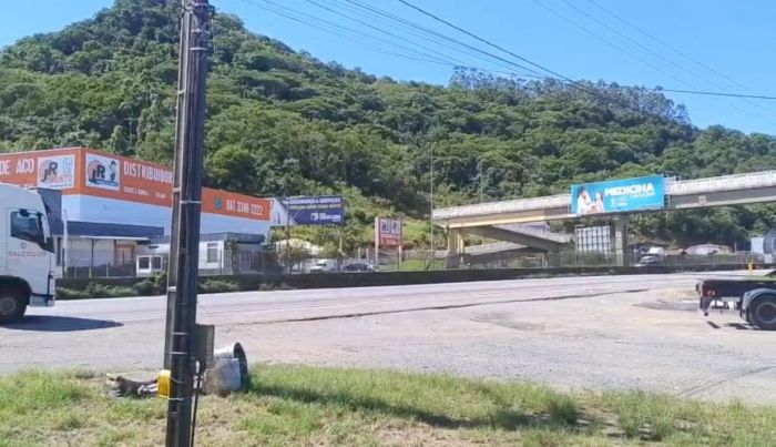 BR 101 sem pontos de lentidão na região de Itajaí