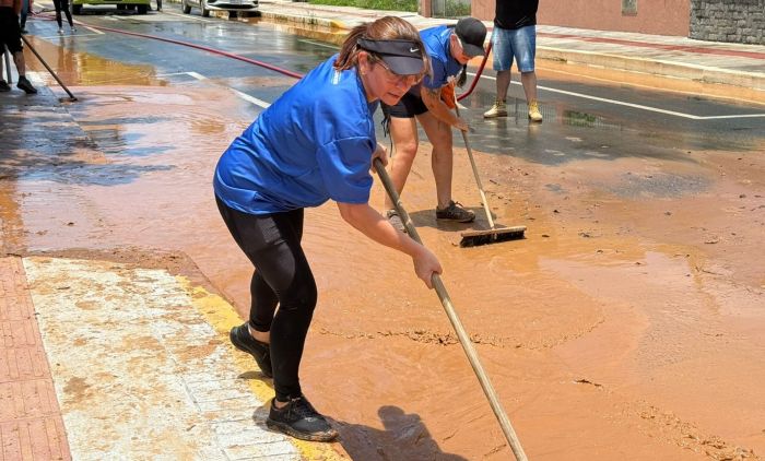 Barro de morro escorreu invadindo casas, ruas e o parque da Bica (Foto: Divulgação)
