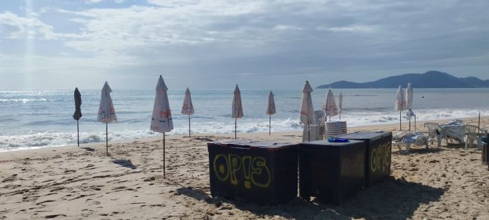 Estruturas fixas foram removidas