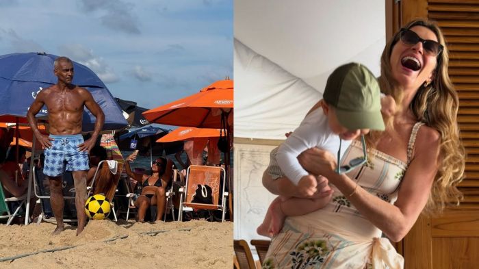 Famosos curtiram o feriadão de fim de ano no litoral catarinense (Foto: Reprodução/Redes sociais)