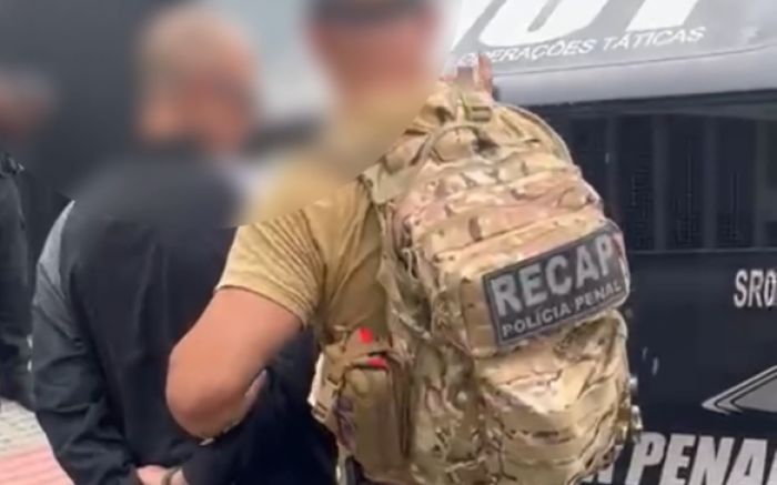 Andrezão foi preso em Itajaí e será transferido para presídio federal (Foto: Arquivo)