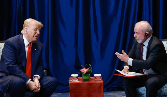 Lula e Trump conversaram por telefone sobre temas internacionais e agenda bilateral (Foto: Reprodução/Redes sociais)