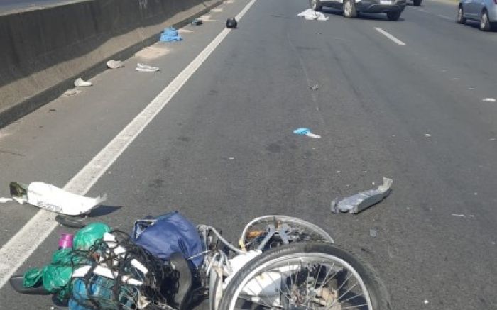 Fatalidade foi perto da nova alça de acesso da BR 101 (Foto: Reprodução)