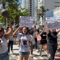 Domingo de protesto e pedido de justiça pela morte de Orelha