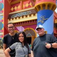 Gordão da XJ celebra perda de peso no Beto Carrero