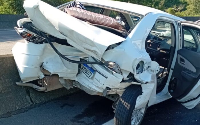 Ônibus ia de Joinville a Lages com cerca de 20 passageiros (Foto: Divulgação / Redes Sociais)