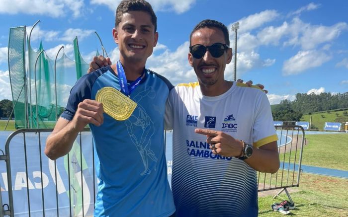 Guilherme Orenhas foi o medalhista de ouro nos 800m (Foto: Divulgação)