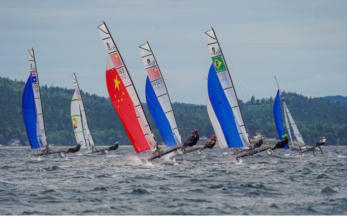 Brazilians enter day two of 49erFX, 49er and Nacra Worlds – Aboard Sport