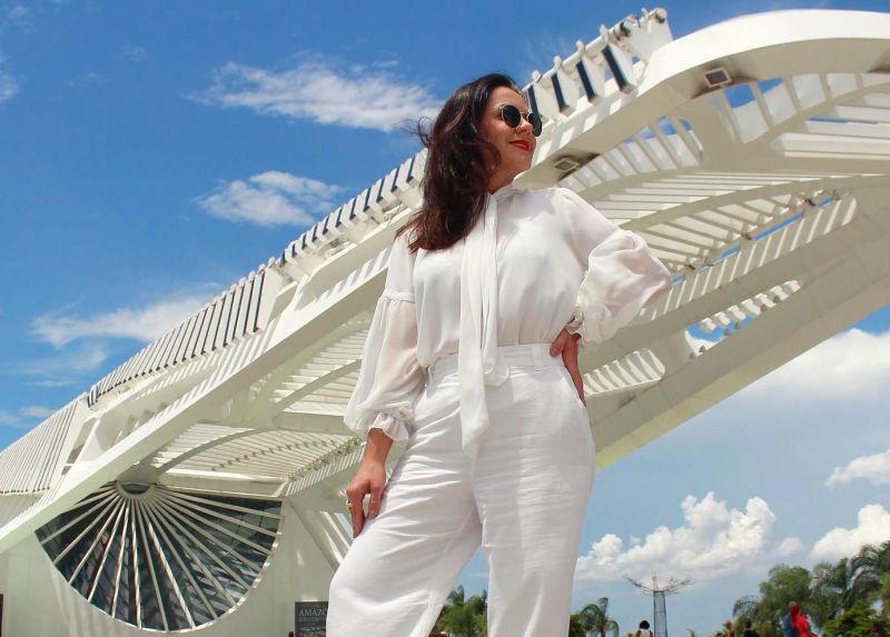 Turistando pela cidade maravilhosa, a amiga PÂMELA OLEGÁRIO aproveitou para conhecer o Museu do Amanhã, que reúne arte e ciência, além de contar com mostras que alertam sobre os perigos das mudanças climáticas
