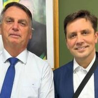 Fabrício chamegou Bolsonaro em Brasília