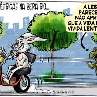 Scooters elétricas na Beira Rio