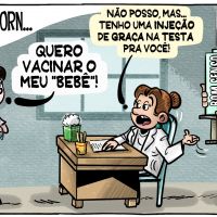 Vacina em bebê reborn