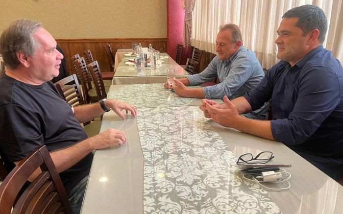 JC almoça com o prefeito