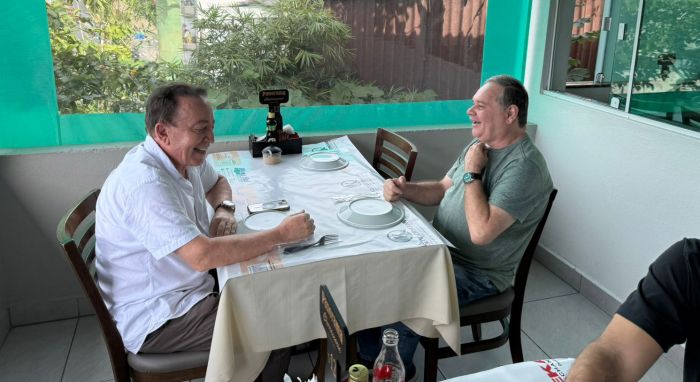 Almoço com “melhor do mundo”
