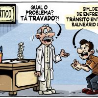Trânsito entre Itajaí e Balneário Camboriú