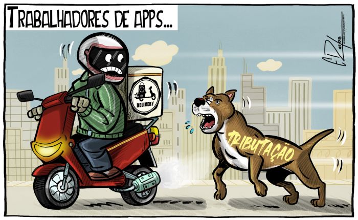 Tributação para trabalhadores de apps