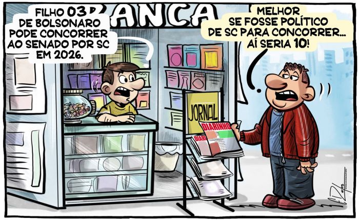 Filho 03 de Bolsonaro para senador em 2026 por SC